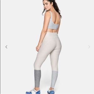 Outdoor Voices 7/8 Dipped Legging in Oatmeal Small